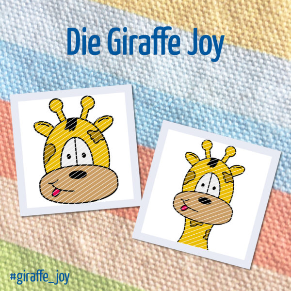 Produktbild Plotterdatei Giraffe Joy