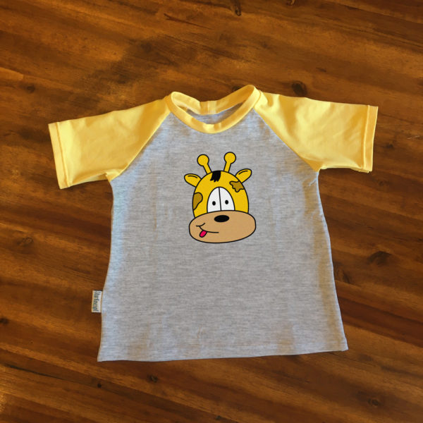SturKnopf T-Shirt Beispiel Giraffe Joy
