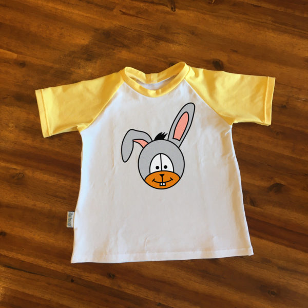 SturKnopf T-Shirt Beispiel Hase Kani