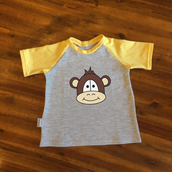 SturKnopf T-Shirt Beispiel Affe Pukk
