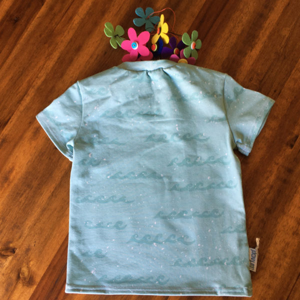 SturKnopf Shirt mit Paneel Hai Rücken